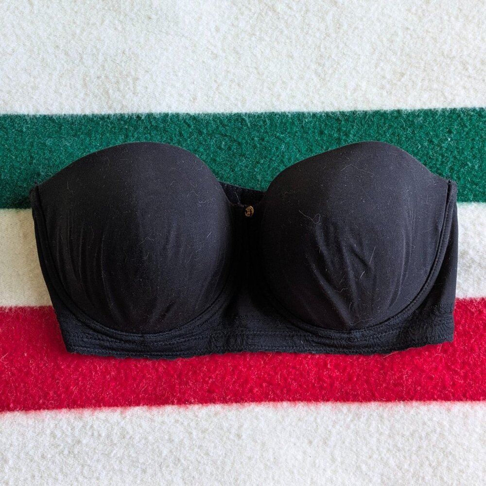 Natori Truly Smooth Strapless Underwire Bra black 36DD